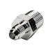 AN to NPT Adaptor, -4 AN to 1/8'' NPT Silver