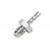 AN to Barbed Fitting Adaptor, -10 AN to 10mm Silver