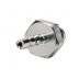 AN to Barbed Fitting Adaptor, -10 AN to 10mm Silver