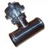 BOV T-Pipe with 2.0" V-Band Flange - 2.5"