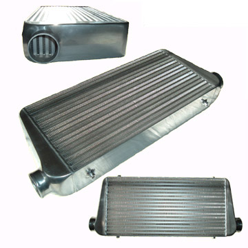 23x11.25x2.75 Universal Front Mount Intercooler – Same Side – Aluminum – Polished